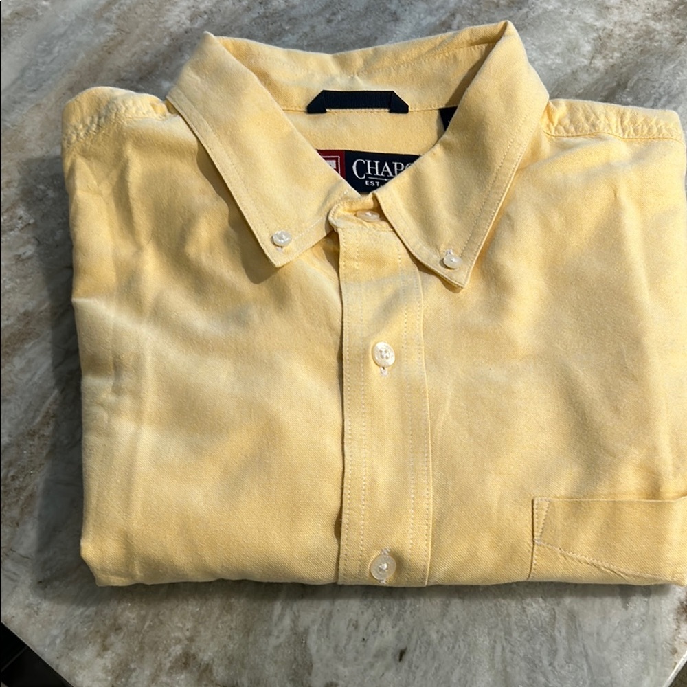 Chaps Yellow Men's Shirtchaps Men’s Shirt L